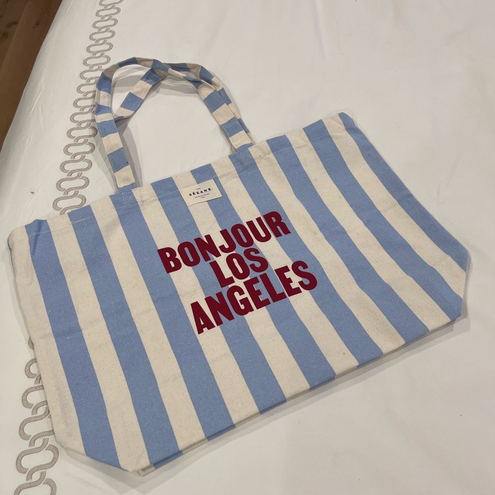 NWOT Sezane Welcome to Los Angeles Tote Bag